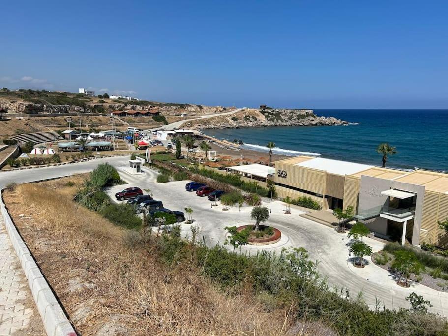 Penthouse Med Privat Saltvannsbasseng Pa Esentepe Beach Кирения Экстерьер фото